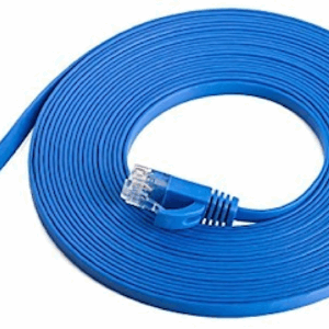 Litteä Verkkojohto CAT 6 30M Sininen