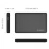 Kiintolevyn kotelo 2.5 inch ABS USB 3.0 Hard Drive Enclosure Box - Image 2
