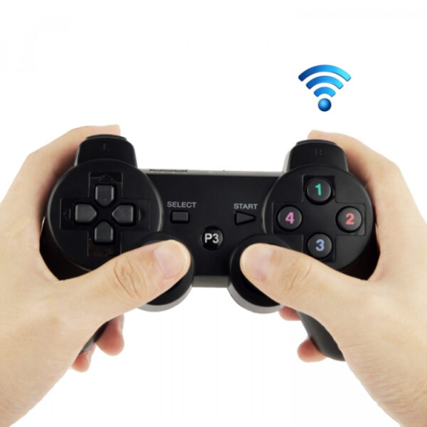 Smartte Playstation 3, Double Shock III Wireless Controller peliohjain, PS3, MYÖS PC bulk pakattu - Image 2