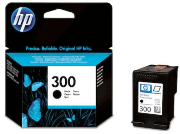 HP 300 musta mustepatruuna, jopa 200 sivua