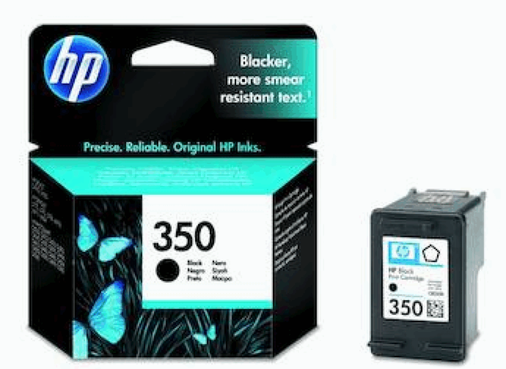 HP 350 musta mustepatruuna
