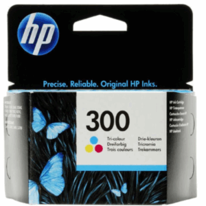 HP 300 kolmivärinen mustepatruuna, CC643EE