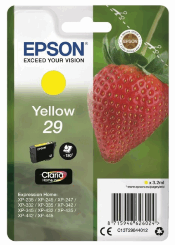 Epson 29 Keltainen mustekasetti