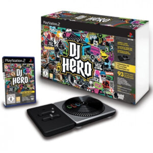 PS2 DJ Hero turntable kit + Peli