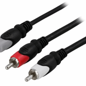 Äänikaapeli 3,5mm uros- 2x RCA uros, 0,5m