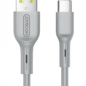 USB-C High Elastic Data Cable 1m latausjohto, harmaa