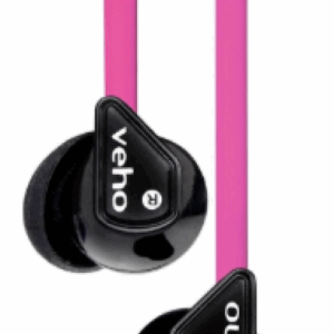 Veho Z-1 nappikuulokkeet magenta/musta