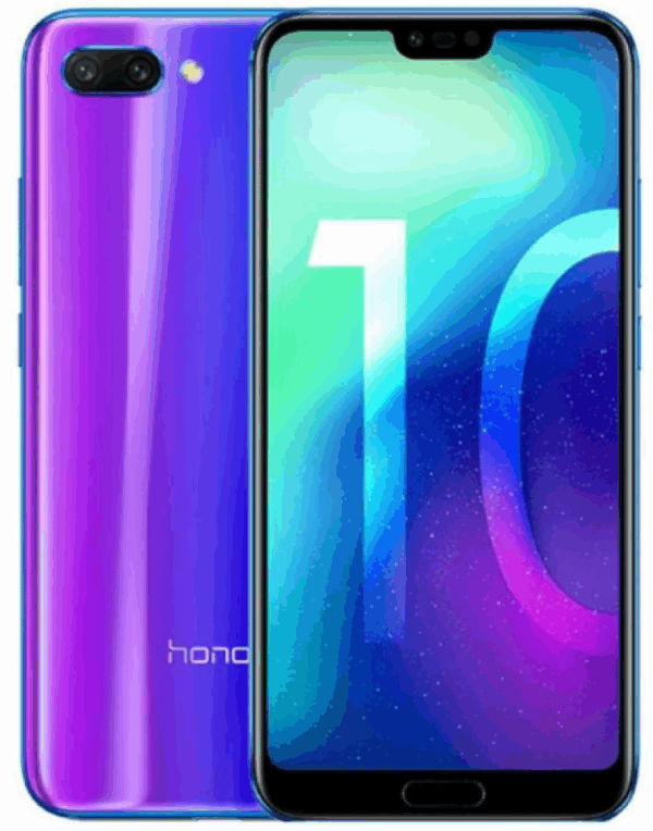 Honor 10 64GB musta käytetty takuu 1kk