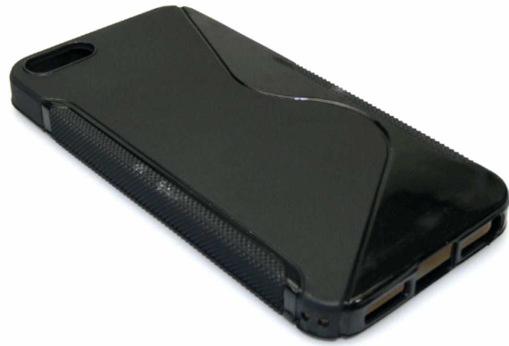Sandberg iPhone 5 / 5S / SE Musta Suojakuori