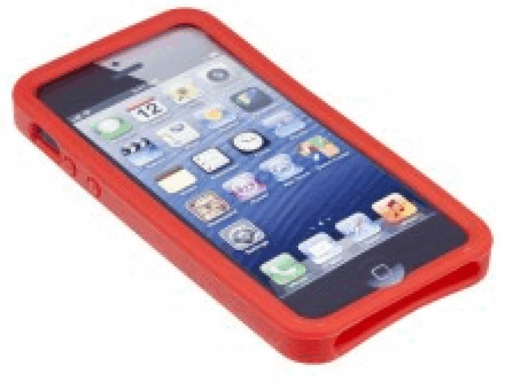 Deltaco iPhone 5 / 5S / SE Punainen Suojakuori