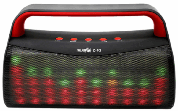 C-93 SPEAKER FM BLUETOOTH Led Matkakaiutin