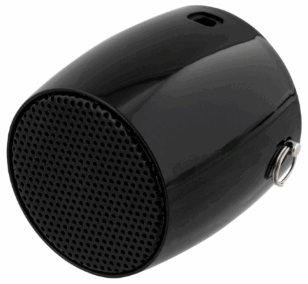 STREETZ Mini Bluetooth-kaiutin, 300mAh Li-Ion akku, 3w, musta