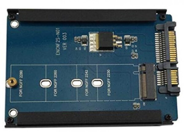 M.2 & mSATA SSD to SATA III 22 Pin Adapter
