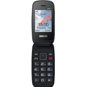 Maxcom MM817 simpukka matkapuhelin, musta