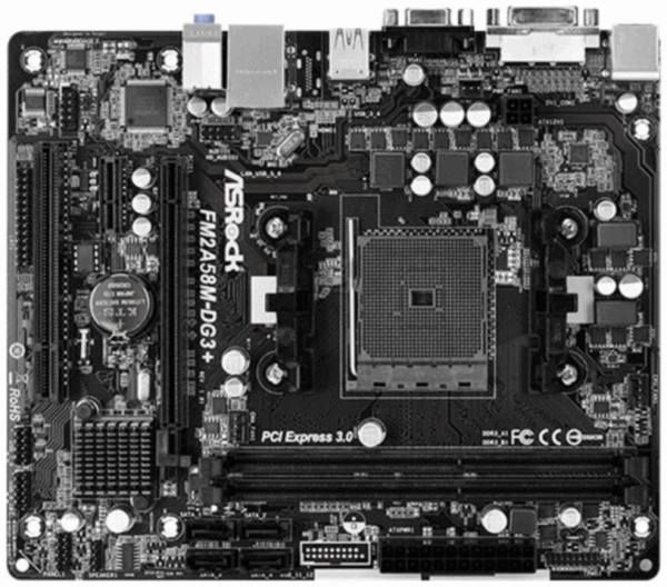 ASRock FM2A58M-DG3+ FM2+ AMD A58 mATX emolevy