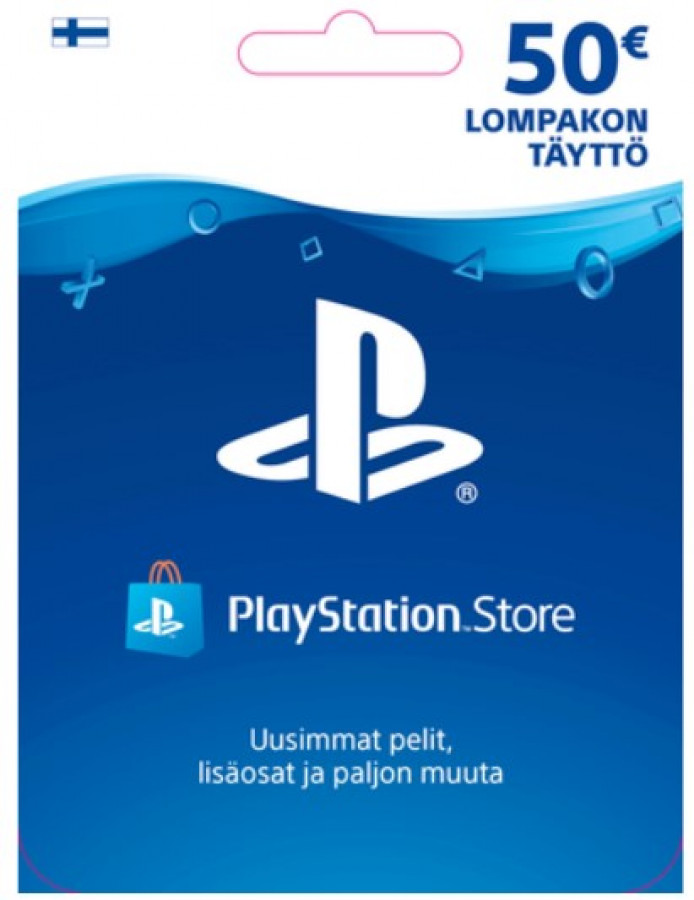 Playstation 50e Lompakon täyttö