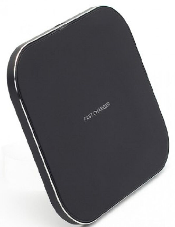 10W FAST WIRELESS CHARGER QI Black (USB-C, no cable)