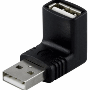 Deltaco Adapteri, USB A u - n, kulma